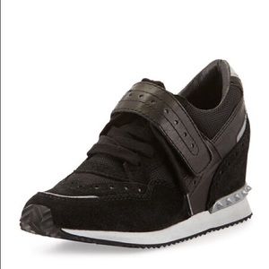 Ash Detox Wedge Sneaker Black 39 with Box